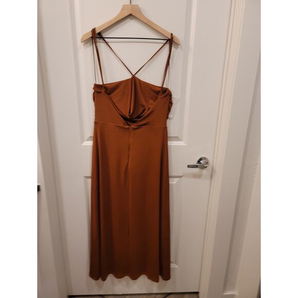 Jason Wu Terracotta Cocktail Maxi Dress - Picture 7 of 8